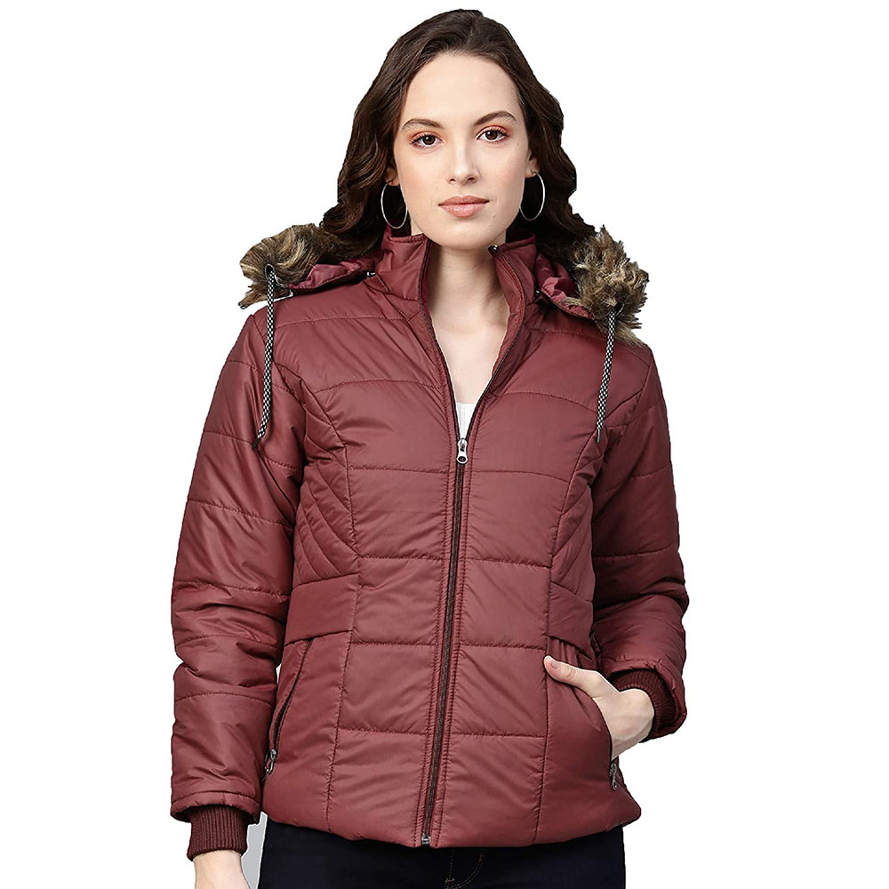 Hestic Sports Wear Newest Stylish Fashion Womens Down Coat Customized Logo Down Jacket puffer jacket men custom logo